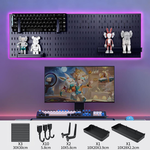 Modular Pegboard Wall Organizer - 17 Accessories alternate 4
