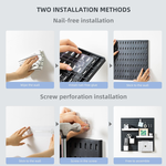Modular Pegboard Wall Organizer - 17 Accessories alternate 7