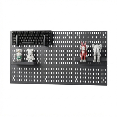 Modular Pegboard Wall Organizer - 17 Accessories cover