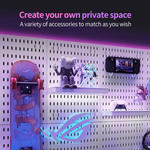 Pegboard Wall Organiser Kit - White alternate 2