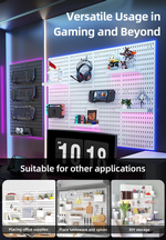 Pegboard Wall Organiser Kit - White alternate 6