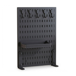 Desk Pegboard Organiser Kit with Hooks - Black alternate 7