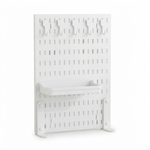 Desk Pegboard Organiser Kit with Hooks - White alternate 8
