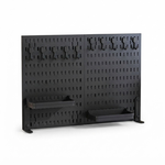 2-Pack Desk Pegboard Organiser Kit - Black alternate 8