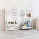2-Pack Desk Pegboard Organiser Kit - White alternate 1