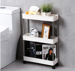 3-Tier Slim Storage Cart Organizer Trolley alternate 3