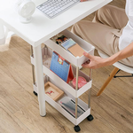 3-Tier Slim Storage Cart Organizer Trolley alternate 4