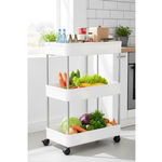 3-Tier Slim Storage Cart Organizer Trolley alternate 8