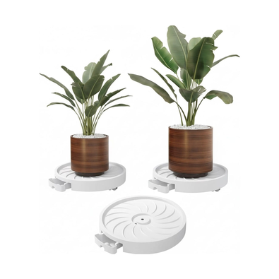 2-Pack Rolling Plant Stand with Wheels cover