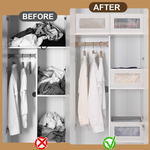 6 Pack Fabric Storage Bins with Clear Window alternate 3