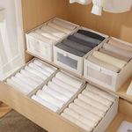 6 Pack Fabric Storage Bins with Clear Window alternate 7