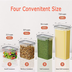 8 Piece Airtight Food Storage Containers Set alternate 2