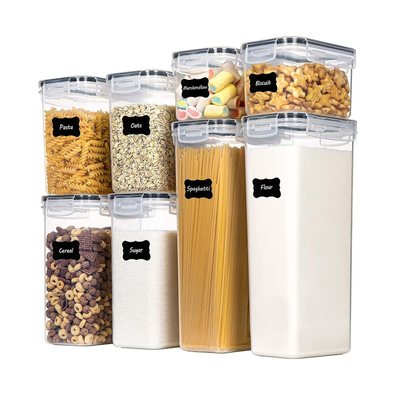 8 Piece Airtight Food Storage Containers Set cover