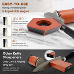 Knife Sharpener Kit with 5 Magnetic Angles alternate 1