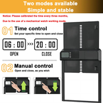 Automatic Chicken Coop Door - Black alternate 1