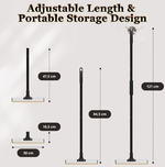 Pet Hair Remover Broom with Long Handle - Grey alternate 1