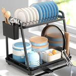 2-Tier Dish Drying Rack for Kitchen Countertop alternate 6