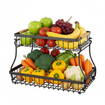 2-Tier Fruit Basket Metal Kitchen Organiser alternate 7