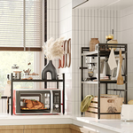 2-Tier Microwave Oven Rack - Black alternate 6