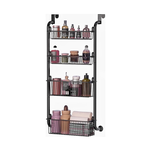 4 Tier Over Door Organiser - Black