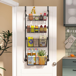 4 Tier Over Door Organiser - Black alternate 7