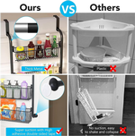 6 Tier Over Door Organiser - Black alternate 5