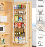 6 Tier Over Door Organiser - White alternate 1