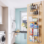 6 Tier Over Door Organiser - White alternate 6