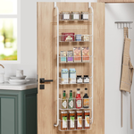 6 Tier Over Door Organiser - White alternate 7