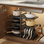 7 Tier Pan Organiser Rack Adjustable Heavy Duty alternate 1