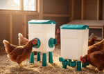 Automatic Chicken Feeder Waterer Set - Blue alternate 1