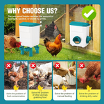 Automatic Chicken Feeder Waterer Set - Blue alternate 5