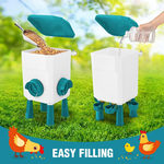 Automatic Chicken Feeder Waterer Set - Blue alternate 6