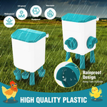 Automatic Chicken Feeder Waterer Set - Blue alternate 7