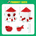 Automatic Chicken Feeder Waterer Set alternate 8