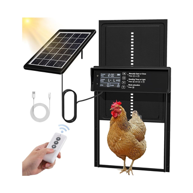 Automatic Chicken Coop Door Solar Powered cover