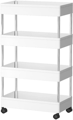 4-Tier Slim Storage Cart Organizer Trolley alternate 7