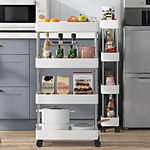 4-Tier Slim Storage Cart Organizer Trolley alternate 8