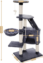 120cm Cat Tree for Indoor Cats alternate 2