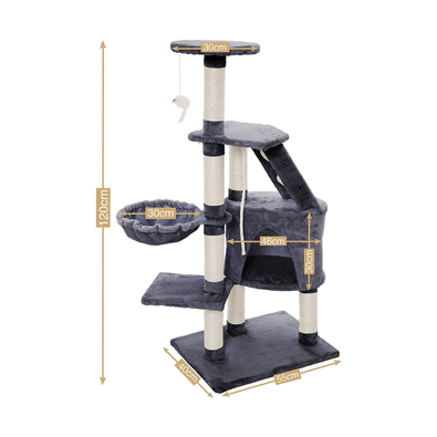 120cm Cat Tree for Indoor Cats cover