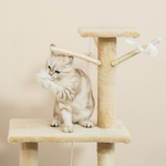134cm Cat Tree for Indoor Cats - Beige alternate 7