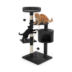 140cm Cat Tree for Indoor Cats - Grey