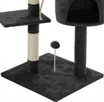 140cm Cat Tree for Indoor Cats - Grey alternate 7