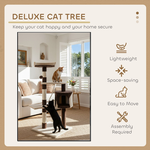 140cm Cat Tree for Indoor Cats - Beige alternate 3