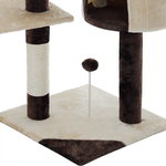 140cm Cat Tree for Indoor Cats - Beige alternate 8