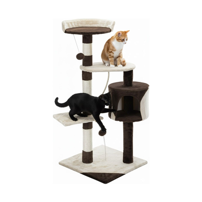 140cm Cat Tree for Indoor Cats - Beige cover