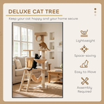 141cm Cat Tree Tower for Indoor Cats with Hammock alternate 3