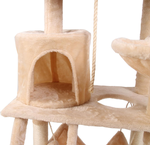 141cm Cat Tree Tower for Indoor Cats with Hammock alternate 6