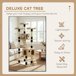 170cm Cat Tree Tower for Indoor Cats - Beige alternate 3