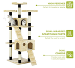 170cm Cat Tree Tower for Indoor Cats - Beige alternate 4